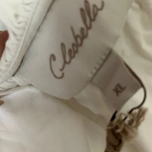 Cleobella NWT Elegant White Ruffled Dress - Picture 7 of 8